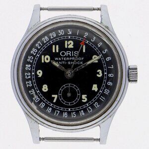WATCH ORIS 6651 Pointer Date Case Only black SS MN